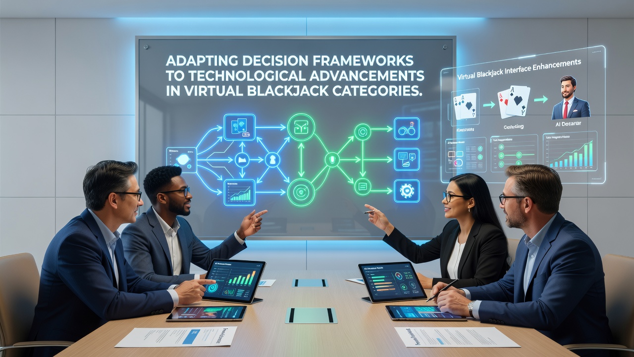 Diagram showing analytics integration points within virtual blackjack decision workflows