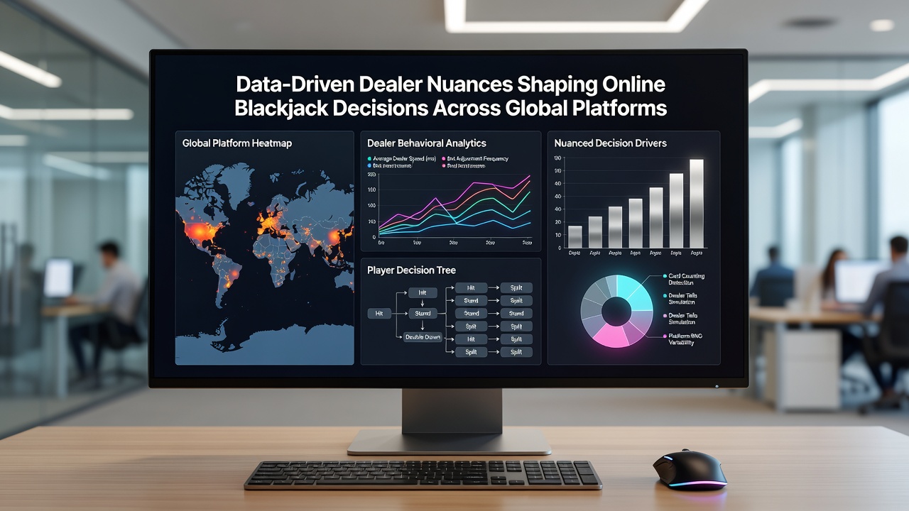 Analytics dashboard showing real-time dealer nuance tracking for blackjack decisions