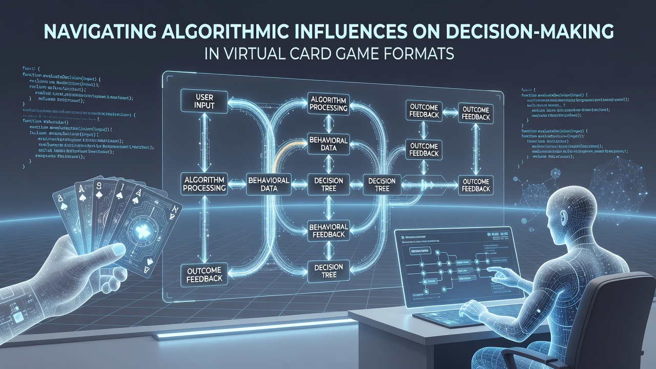 Diagram illustrating data collection points and algorithmic feedback loops in online card gaming platforms